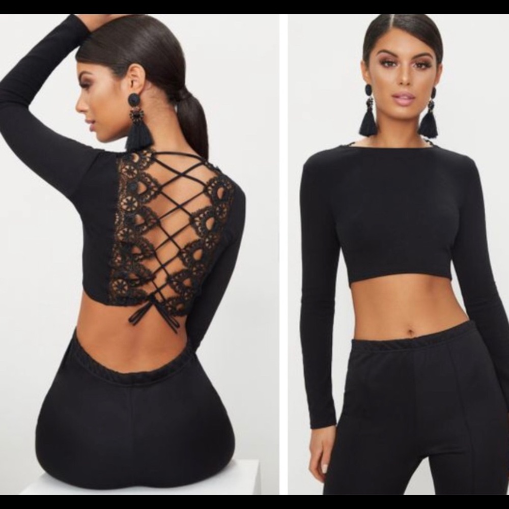 prettylittlething crop top